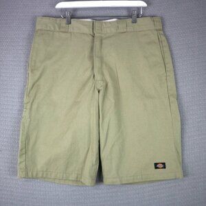 Dickies Relaxed Fit Baggy Cotton Shorts Mens Khaki